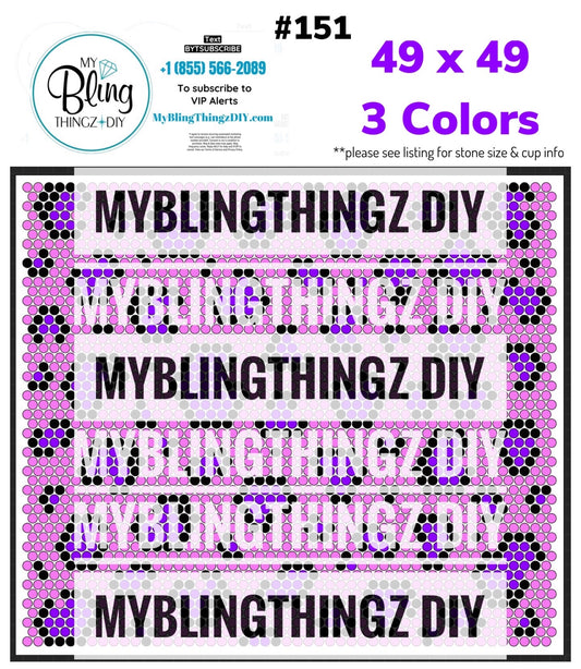 Tumbler Template Bling Box - #151