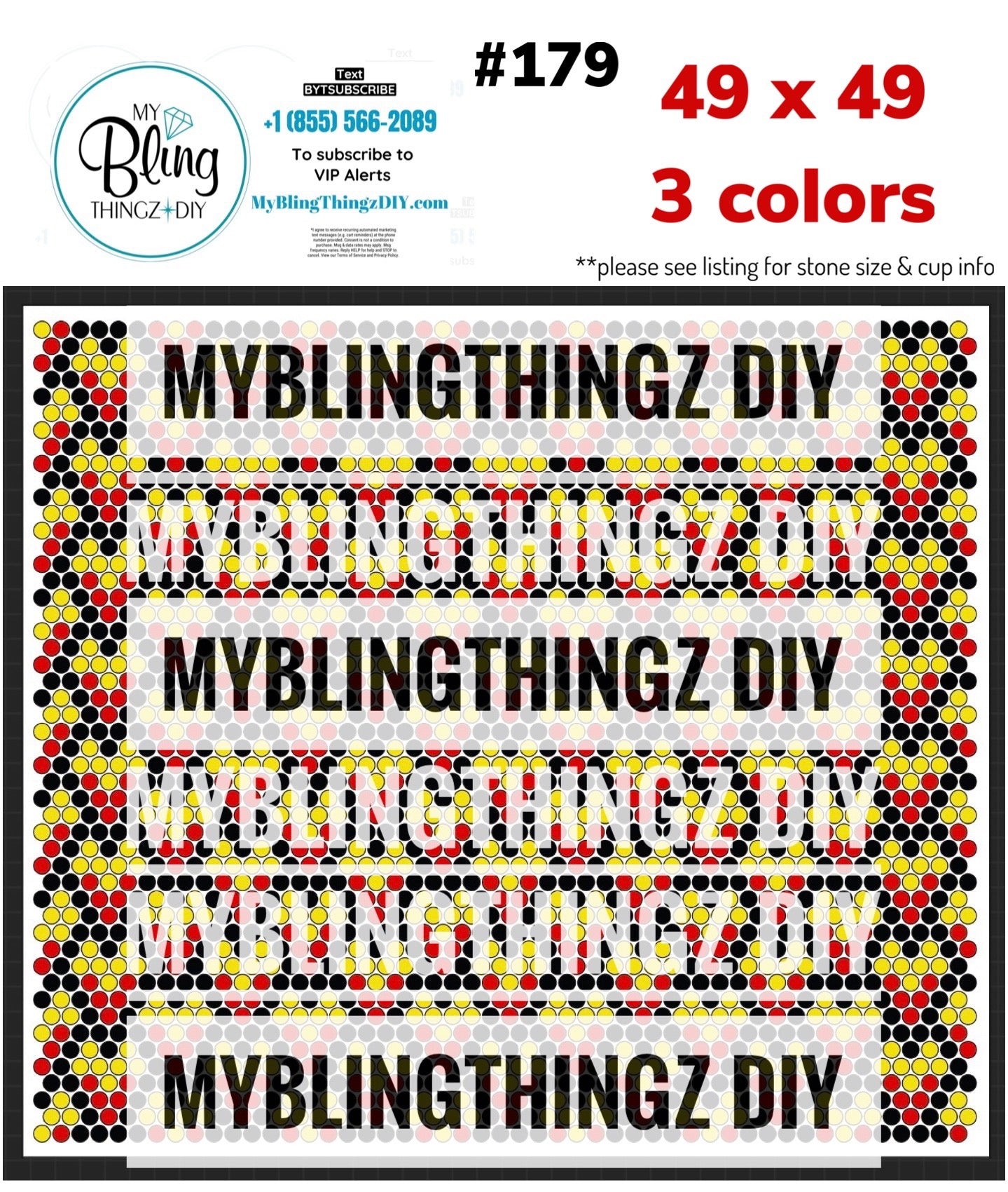 Tumbler Template Bling Box - #179