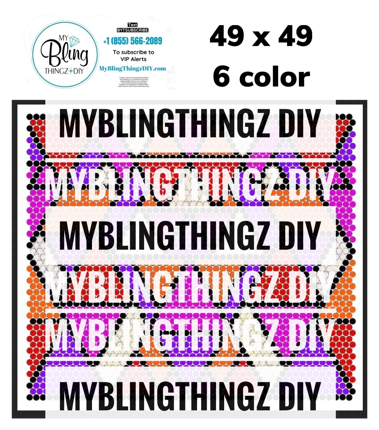 Tumbler Template Bling Box - Stained Glass #21