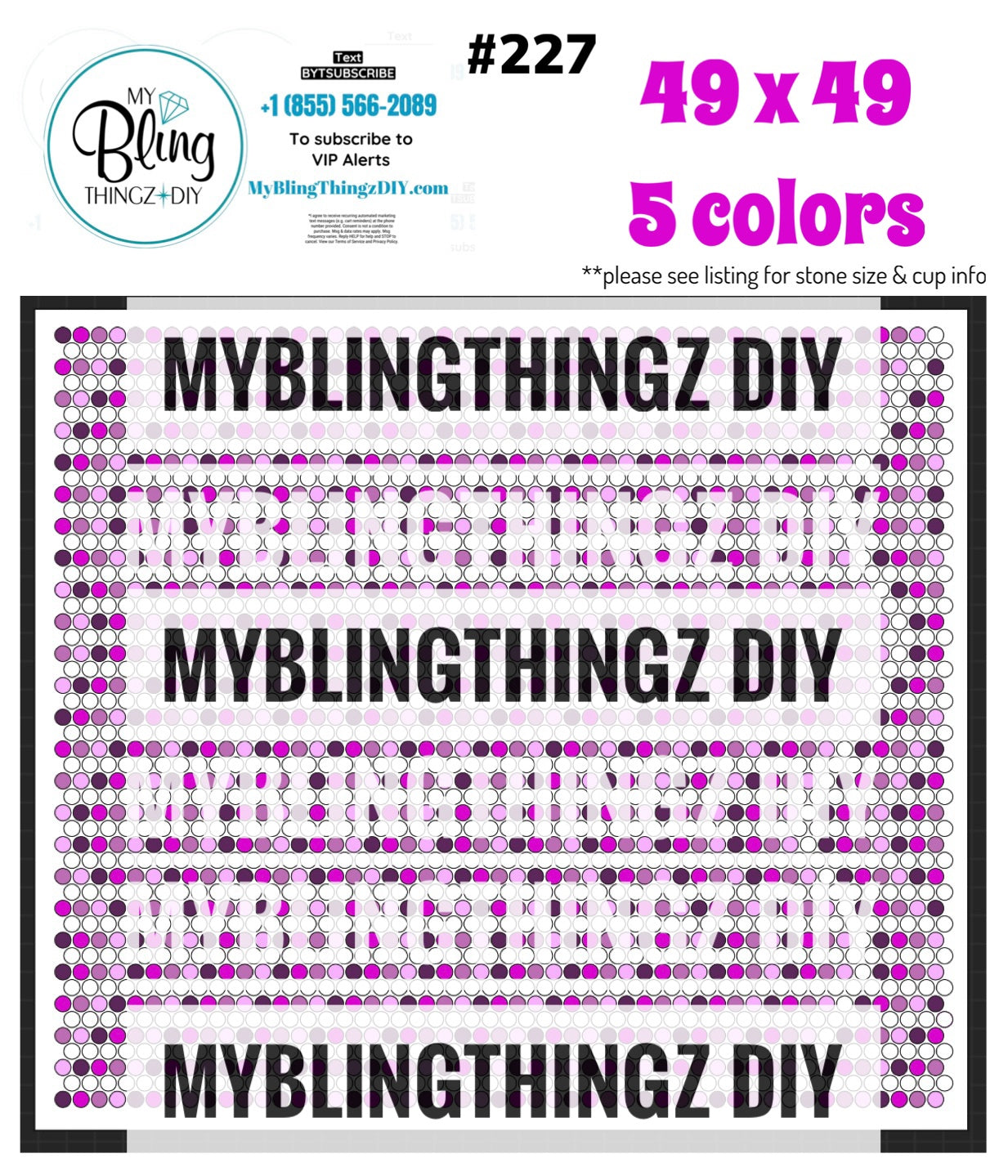 FREE Rhinestone Template No. 227