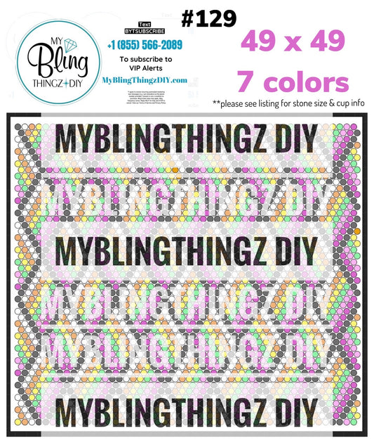 Tumbler Template Bling Box - #129