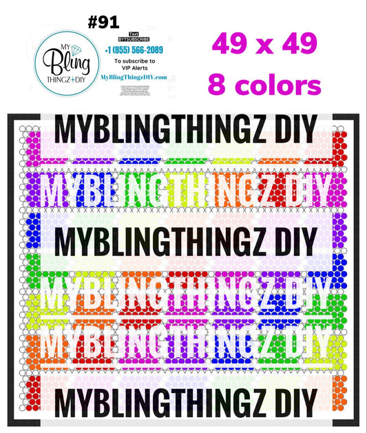 Tumbler Template Bling Box - #91 Solid Jelly