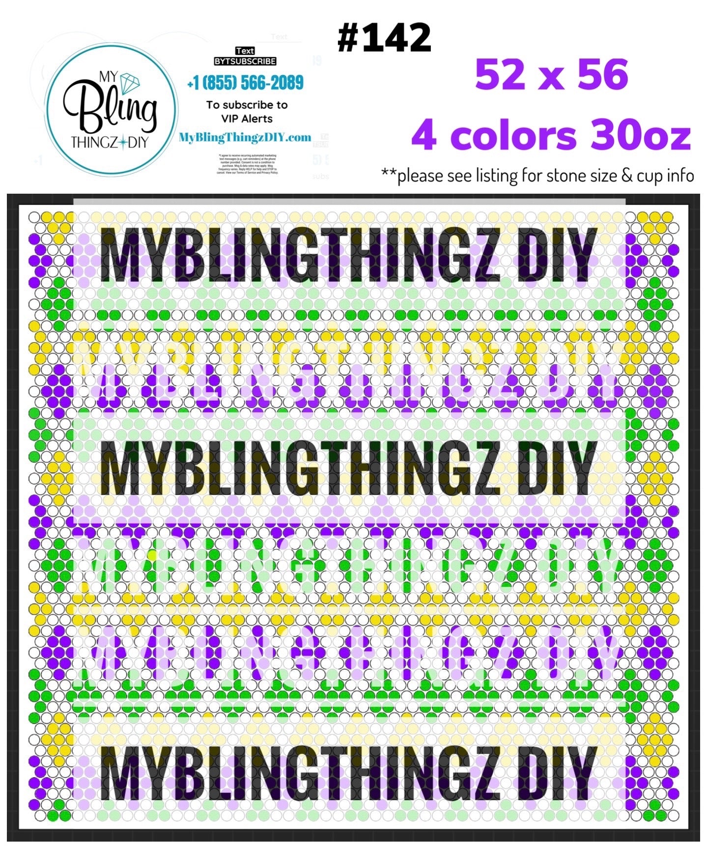 FREE Rhinestone Template No. 142