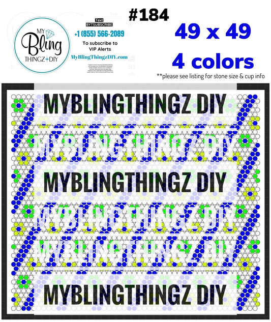 Tumbler Template Bling Box - #184