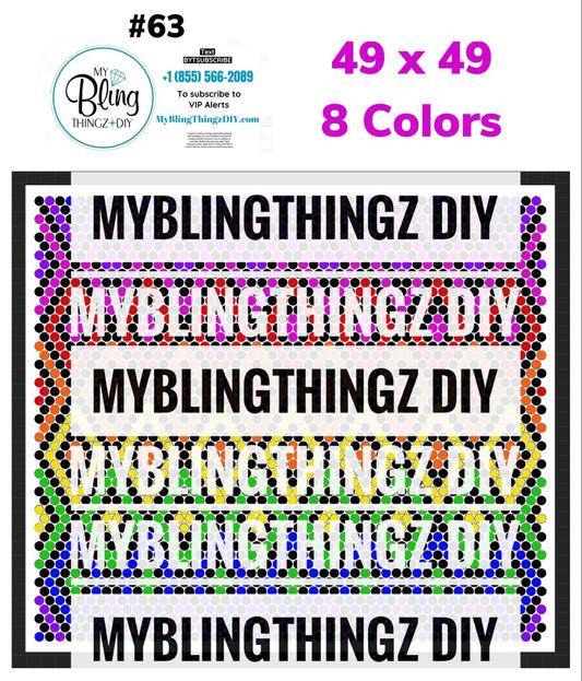 Tumbler Template Bling Box - #63