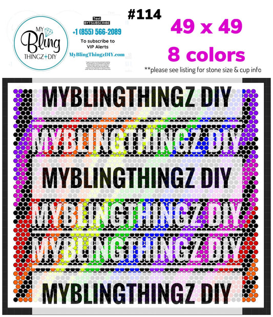 Tumbler Template Bling Box - #114 🦓