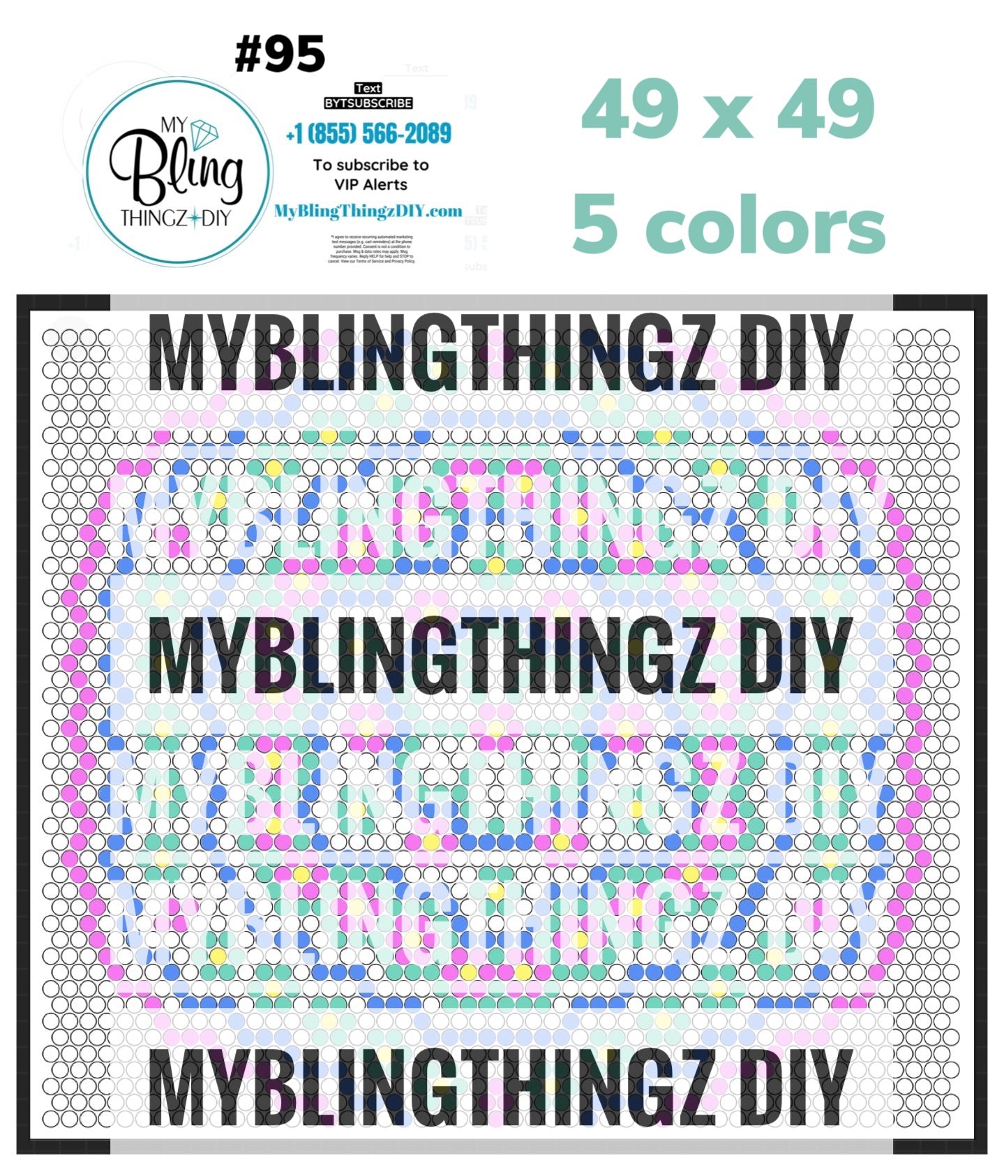 FREE Rhinestone Template No. 95
