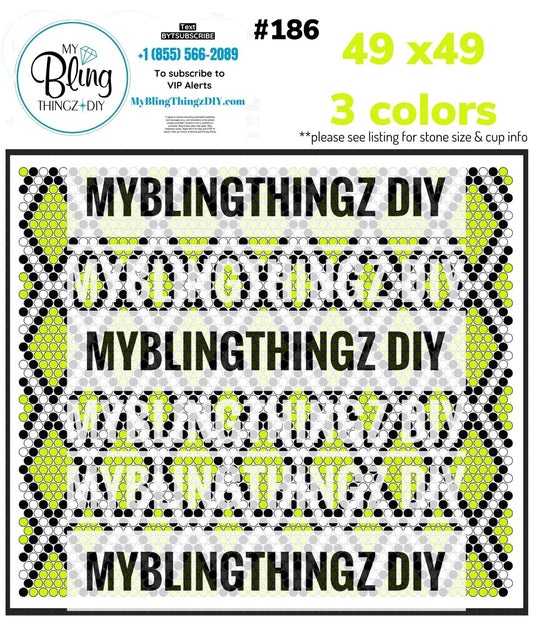 FREE Rhinestone Template No. 186
