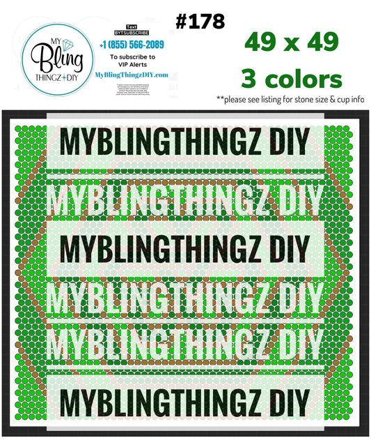 Tumbler Template Bling Box - #178