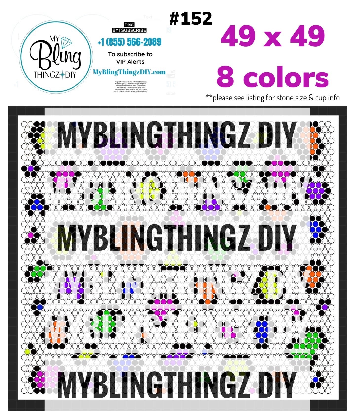 FREE Rhinestone Template No. 152