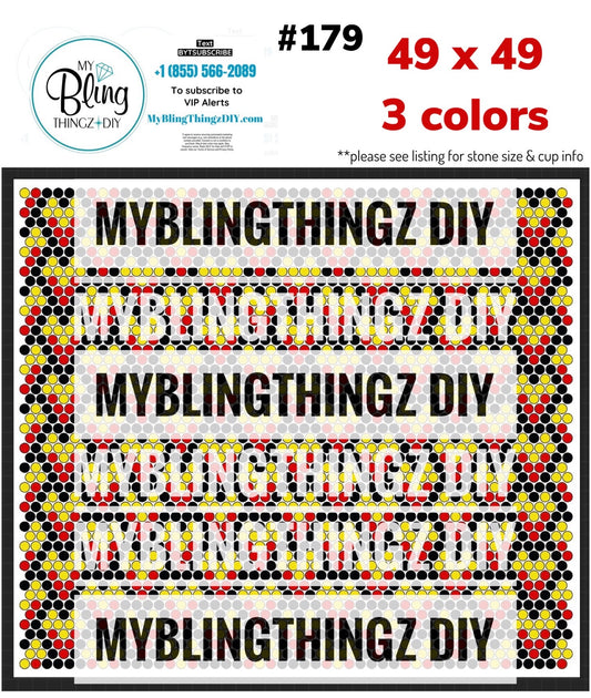 Tumbler Template Bling Box - #179