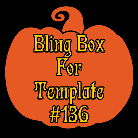 Tumbler Template Bling Box - #136