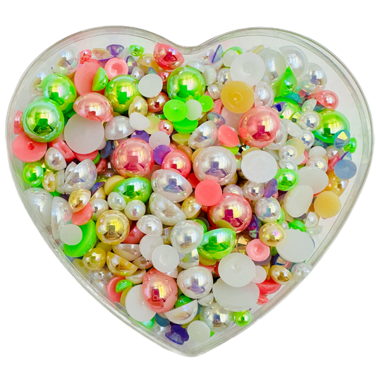 Spring Custom Pearl & Resin Bling Mix by MyBlingThingz DIY