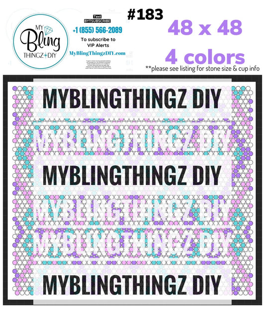 FREE Rhinestone Template No. 183