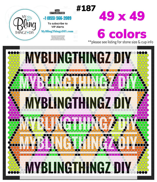 FREE Rhinestone Template No. 187