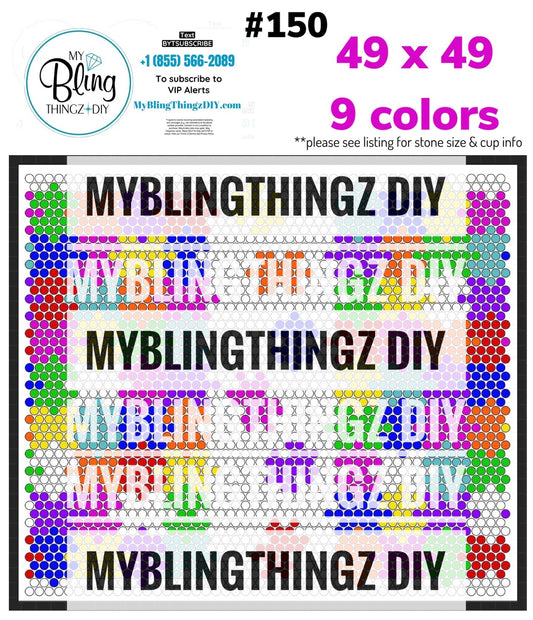 Tumbler Template Bling Box - #150 - Glass or Resin