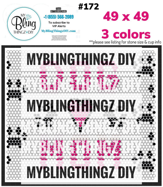 Tumbler Template Bling Box - #172