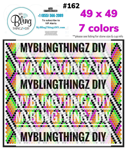 Tumbler Template Bling Box - #162