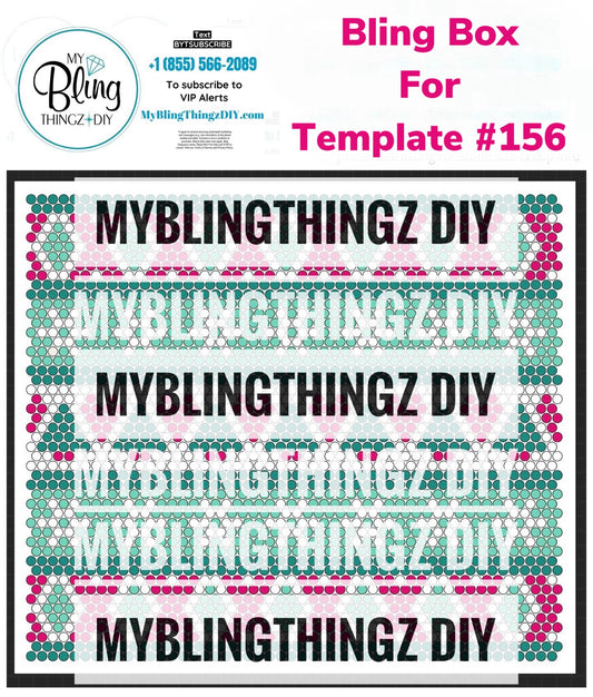 Tumbler Template Bling Box - #156