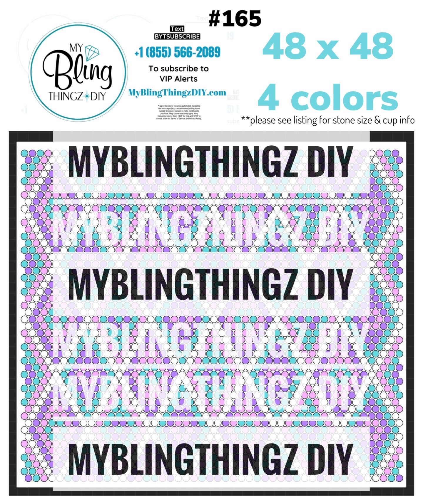 FREE Rhinestone Template No. 165