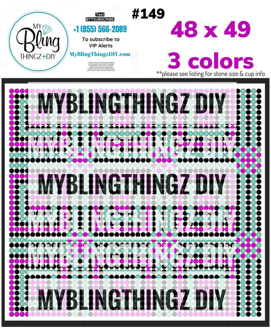 FREE Rhinestone Template No. 149