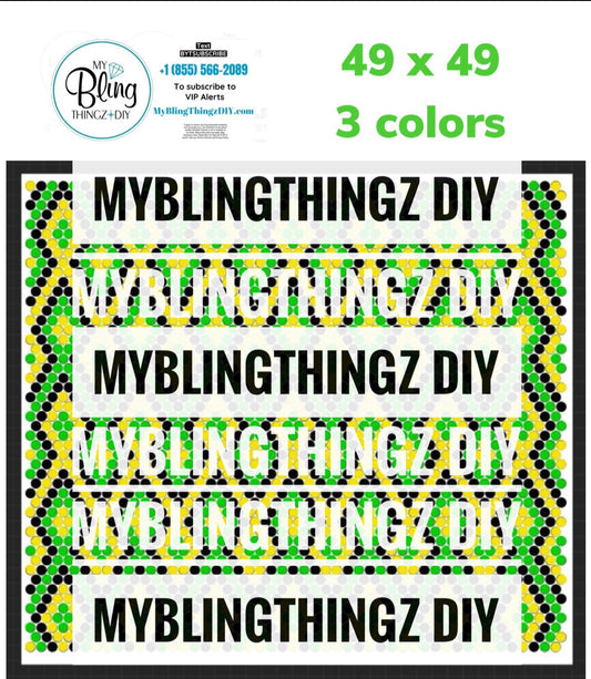 Tumbler Template Bling Box -  3 Color - #25