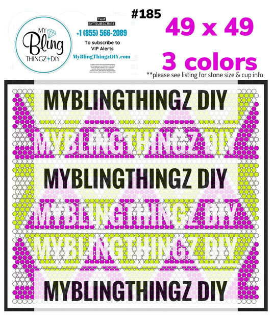 FREE Rhinestone Template No. 185