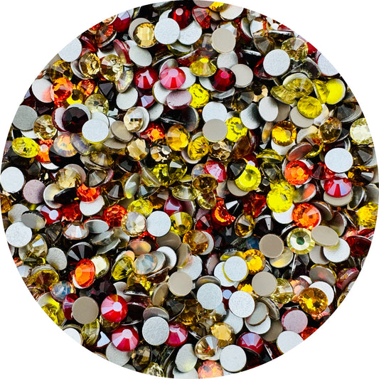 Fall Harvest Custom All Glass Bling Mix by MyBlingThingz DIY