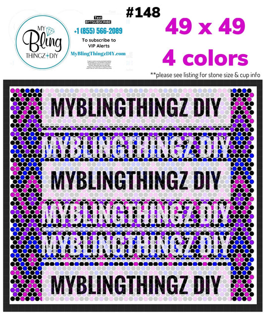 FREE Rhinestone Template No. 148
