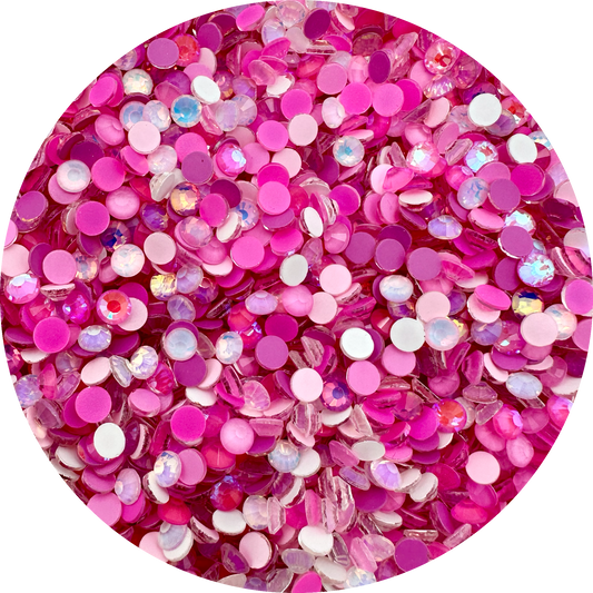 Heather’s Birthday Bling Mix 4.0 Custom All Glass Bling Mix by MyBlingThingz DIY