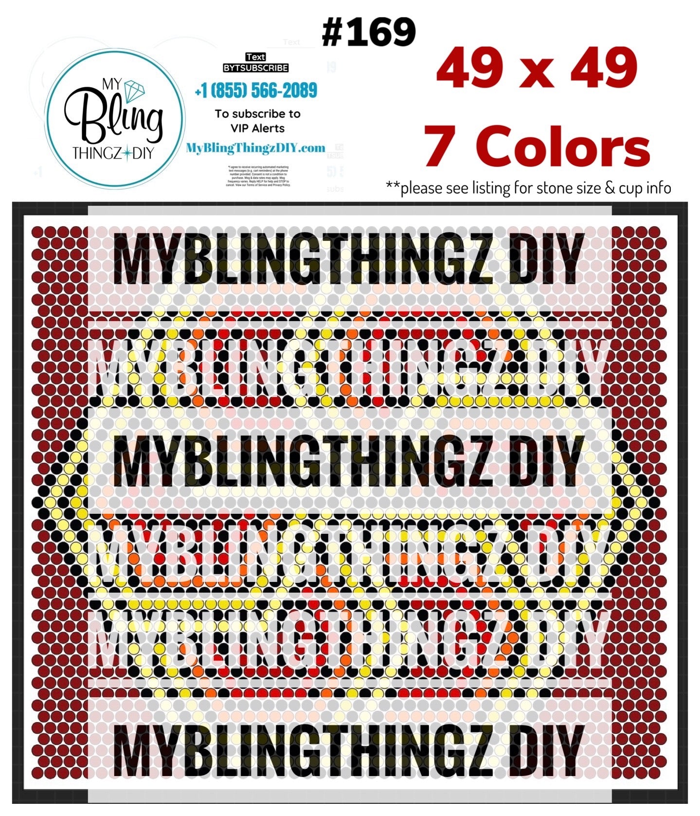 Tumbler Template Bling Box - #169