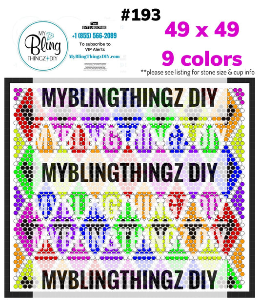 FREE Rhinestone Template No. 193