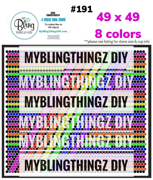 Tumbler Template Bling Box - #191