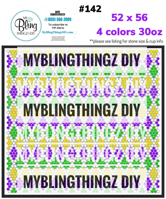 FREE Rhinestone Template No. 142