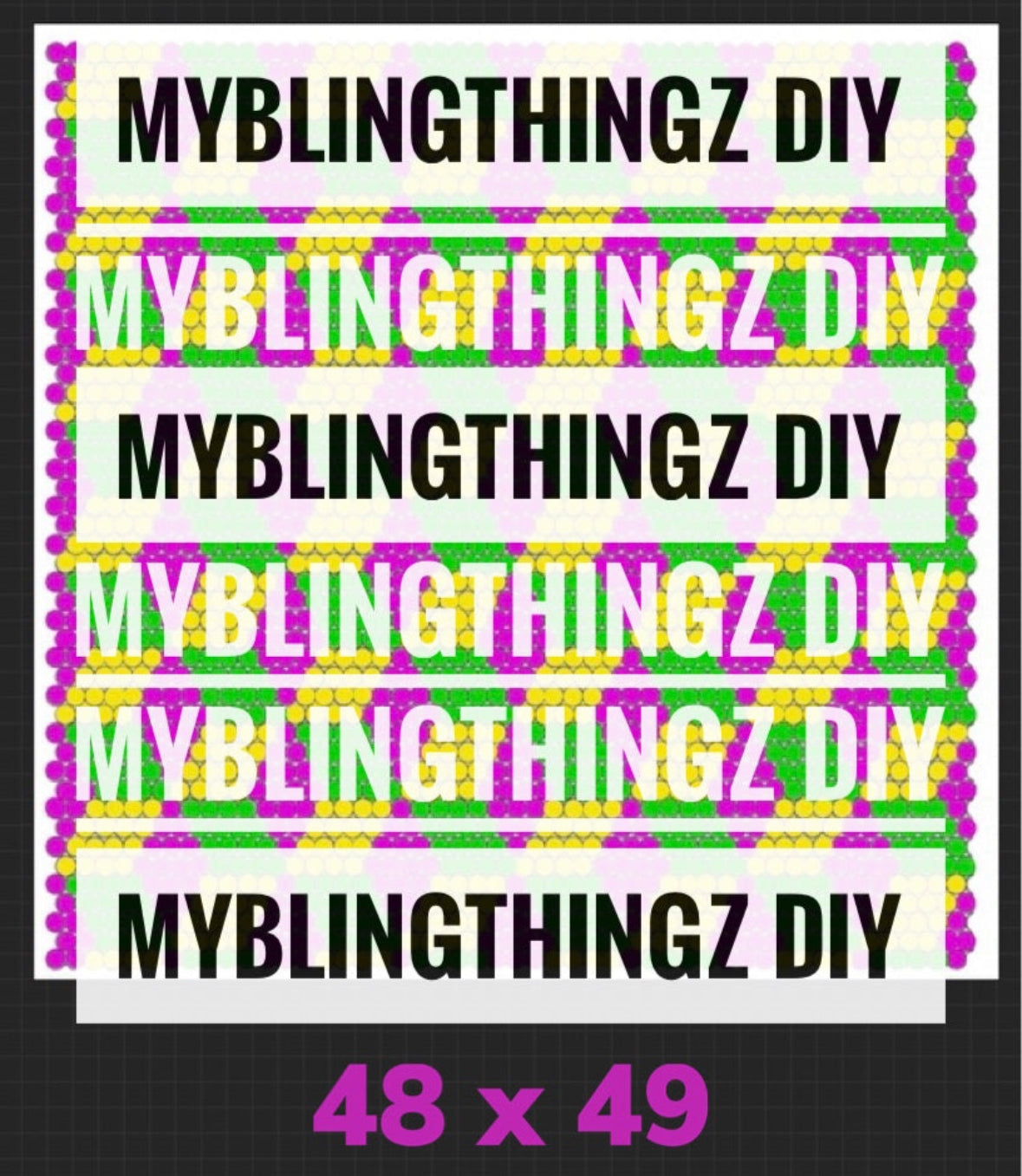 Tumbler Template Bling Box - 3 Color Resin