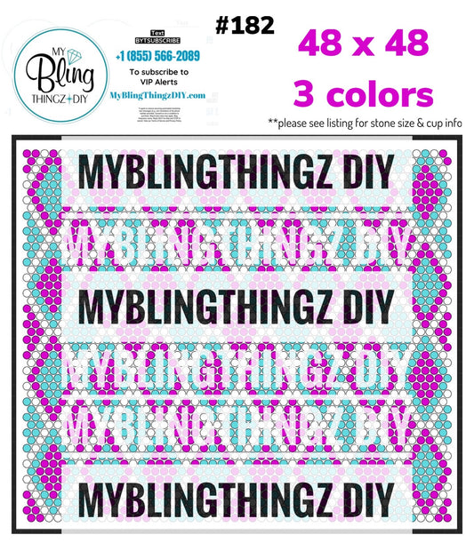 FREE Rhinestone Template No. 182