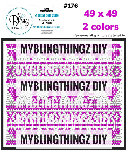 FREE Rhinestone Template No. 176