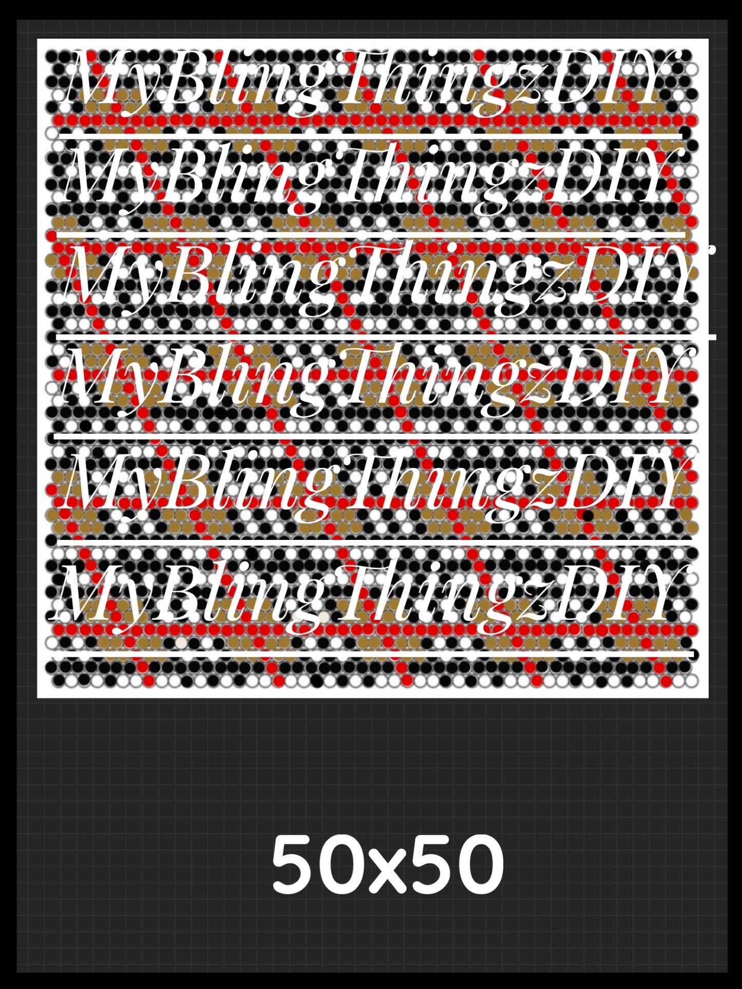Tumbler Template Bling Box - Perfect Plaid - Tumbler Template #1