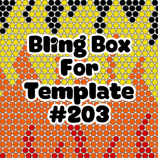 Tumbler Template Bling Box - 203