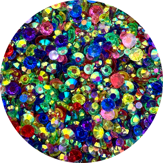 Rainbow Candy Resin Bling Mix by MyBlingThingz DIY