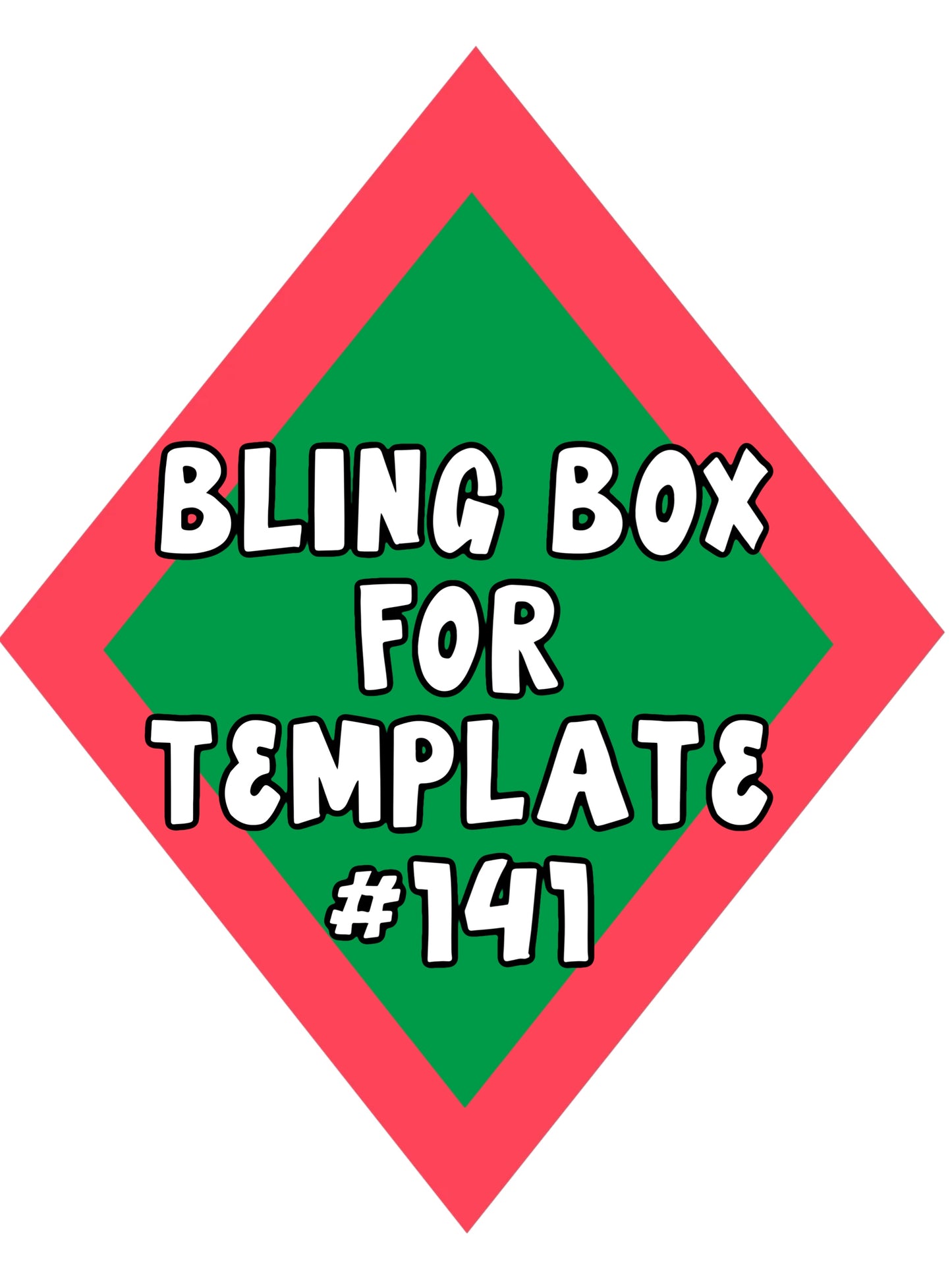 Tumbler Template Bling Box - #141