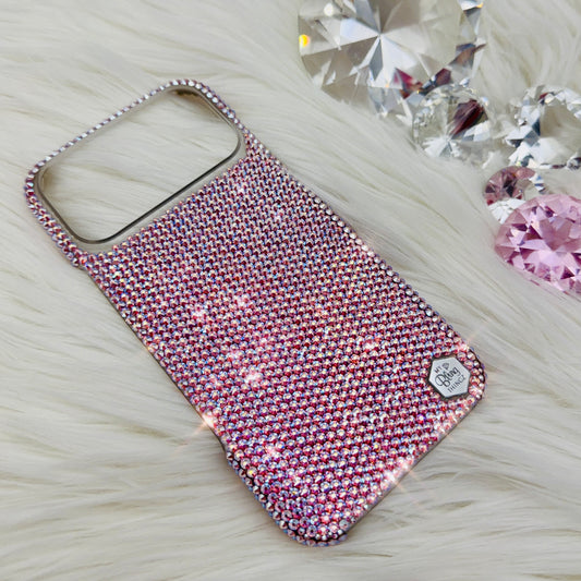 Luxury Bling Phone Case for iPhone, Light Rose AB, Made with Swarovski Crystals