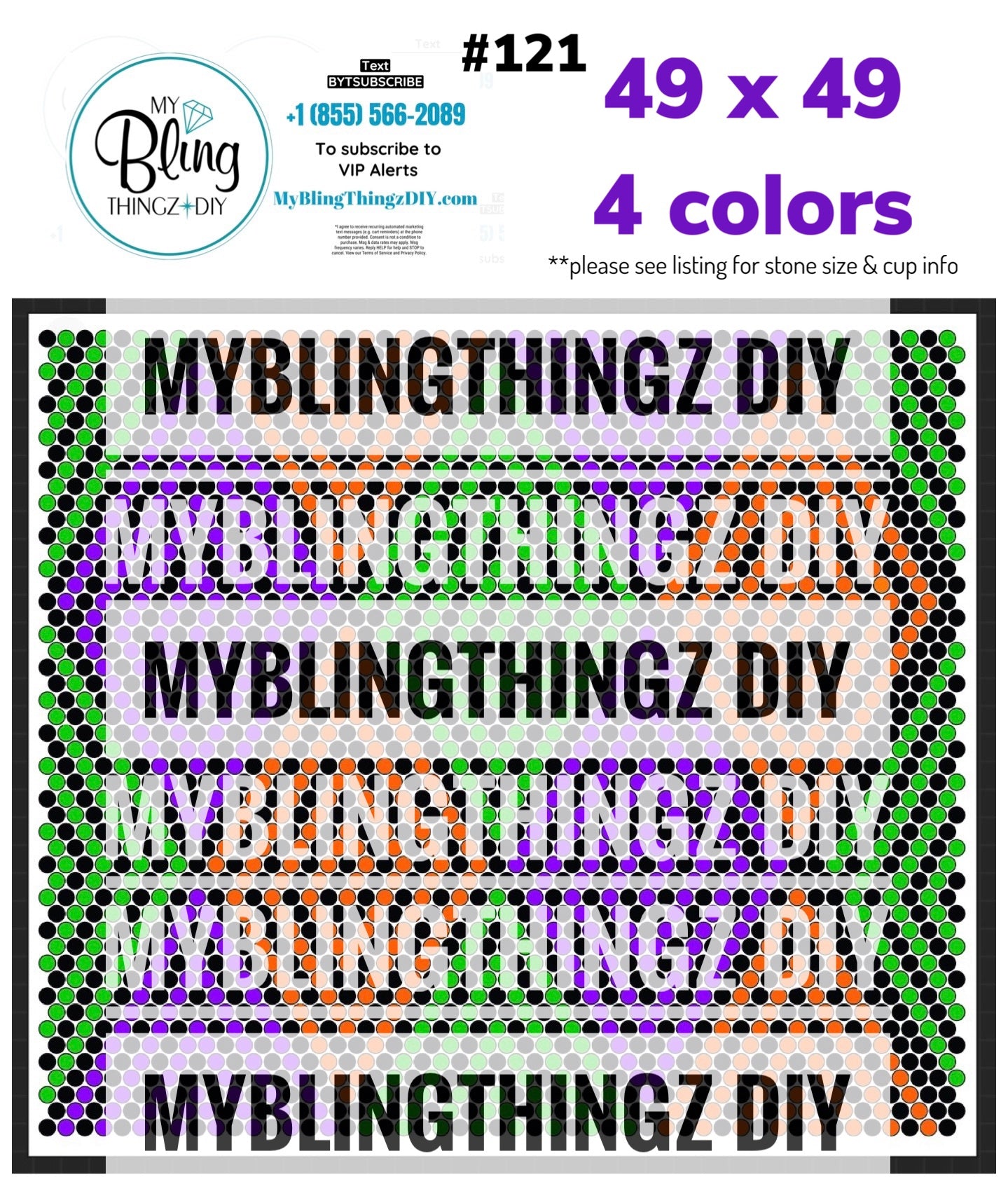 FREE Rhinestone Template No. 121