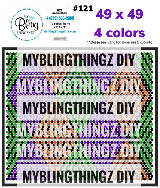 FREE Rhinestone Template No. 121
