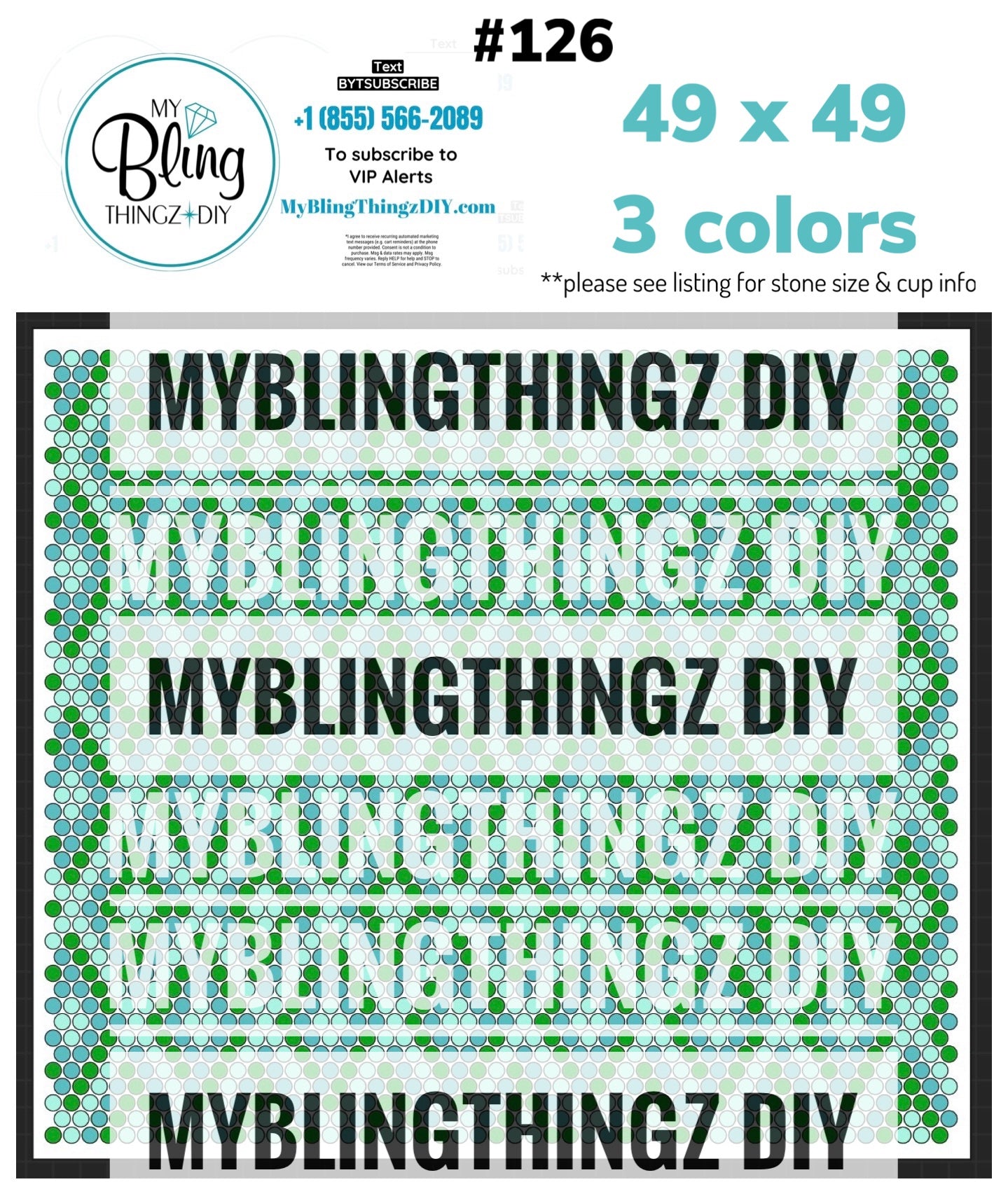 Tumbler Template Bling Box - #126