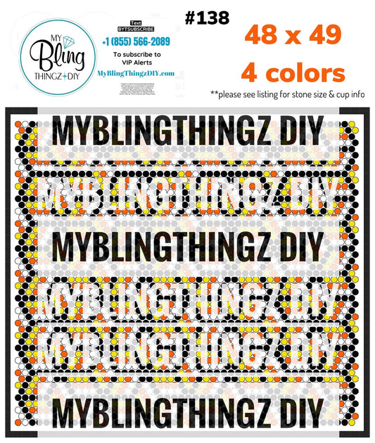 Tumbler Template Bling Box - #138