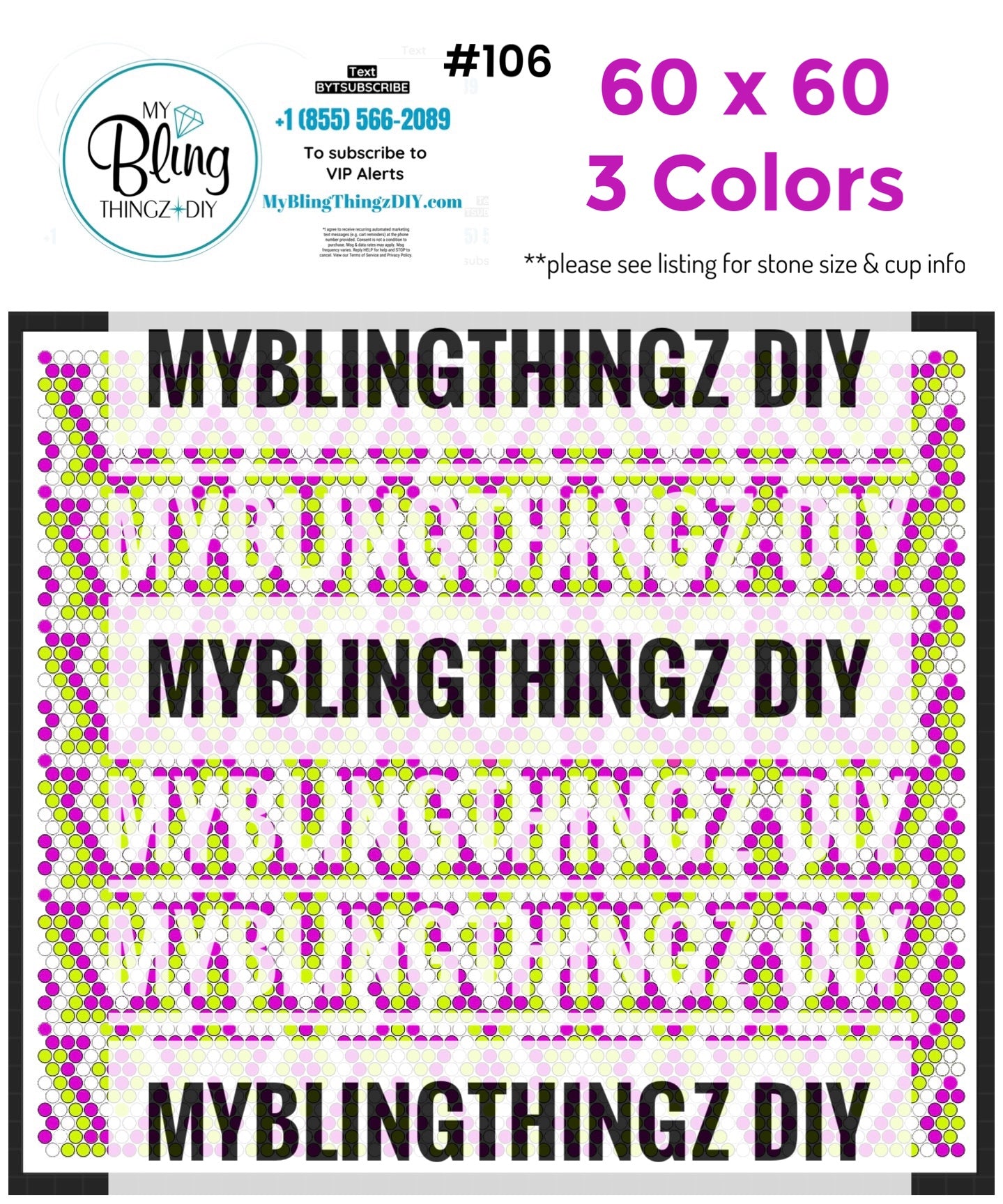 Tumbler Template Bling Box - #106 - SS16
