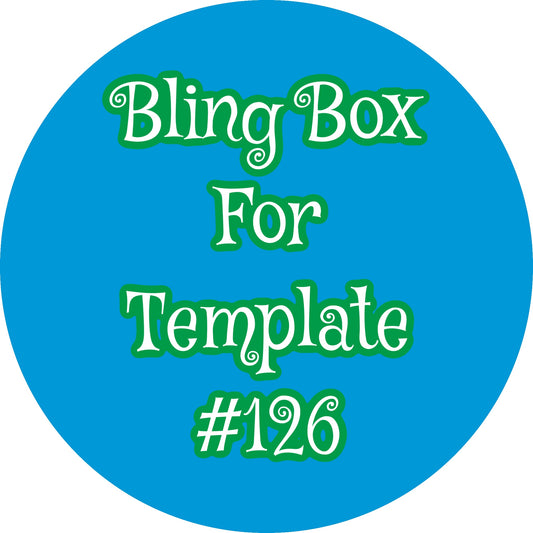 Tumbler Template Bling Box - #126