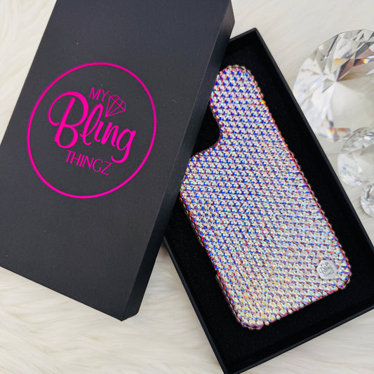 Luxury Bling Phone Case for iPhone, Crystal AB, Made with Swarovski Crystals
