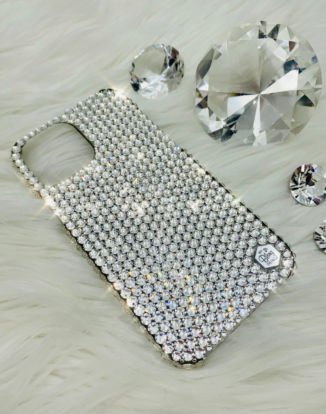Luxe Bling Phone Case for iPhone - Crystal Clear - Premium Glass Rhinestones